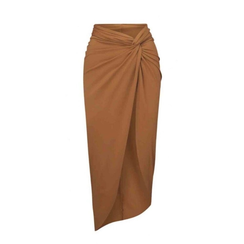 Skims Saragon swim ocher skirt NWT - Picture 1 of 3